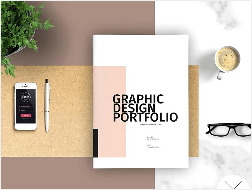 Free Graphic Design Portfolio Template Indesign