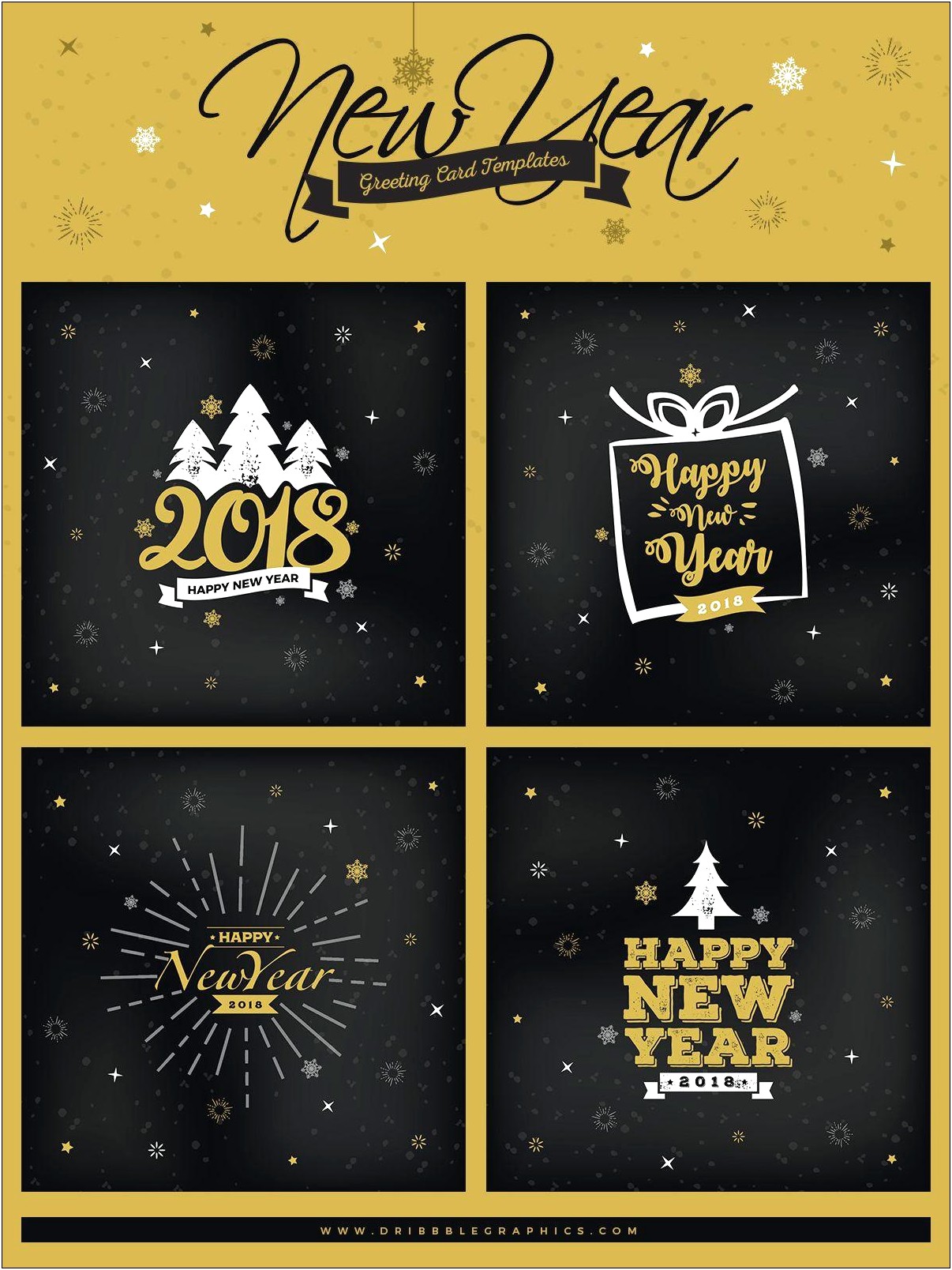Free Greeting Card Templates For New Year