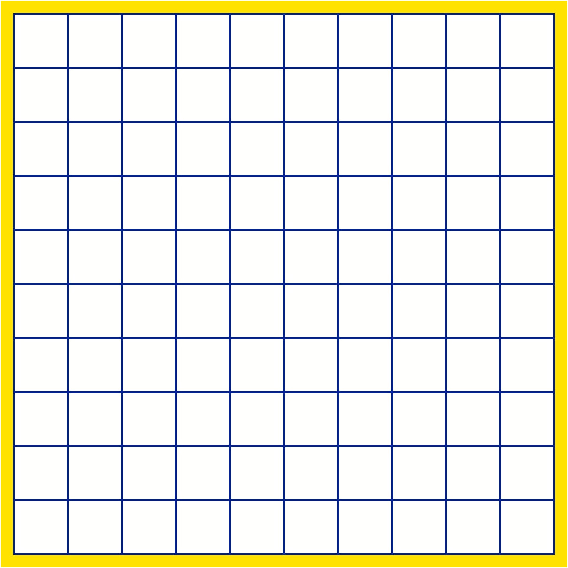 Free Grid Template 8 By 10