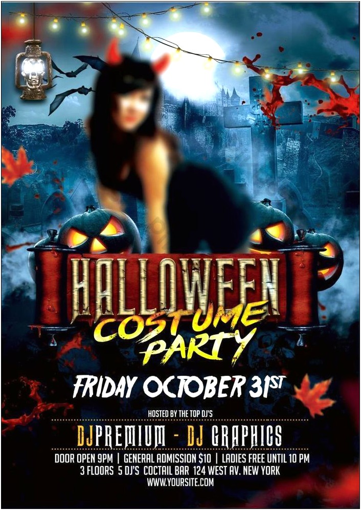 Free Halloween Costume Party Flyer Templates