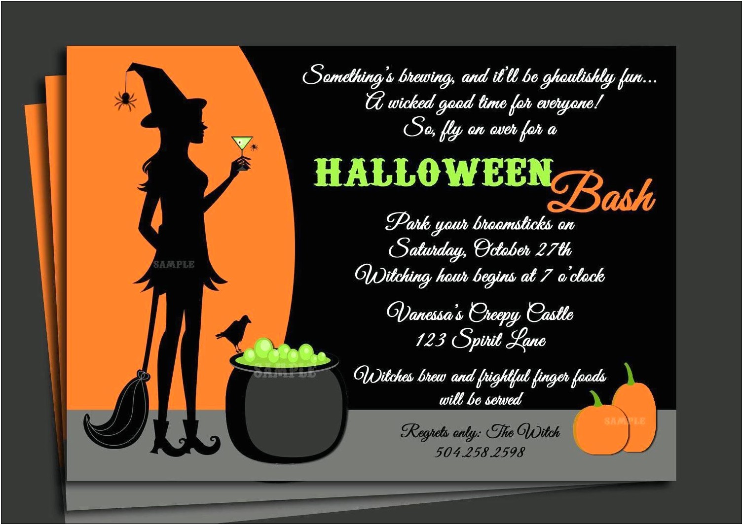Free Halloween Costume Party Invitations Templates