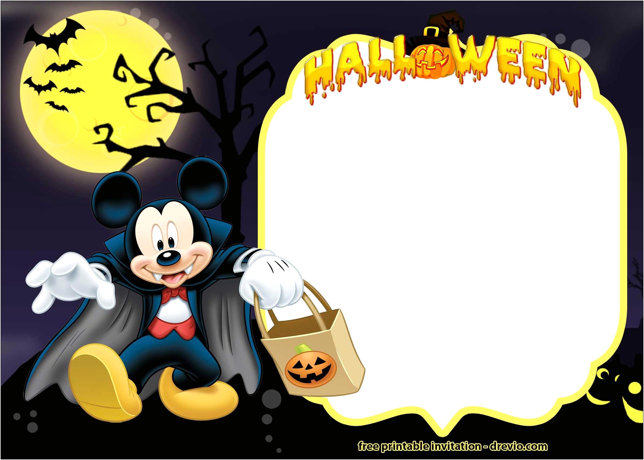 Free Halloween Invitation Templates For Download