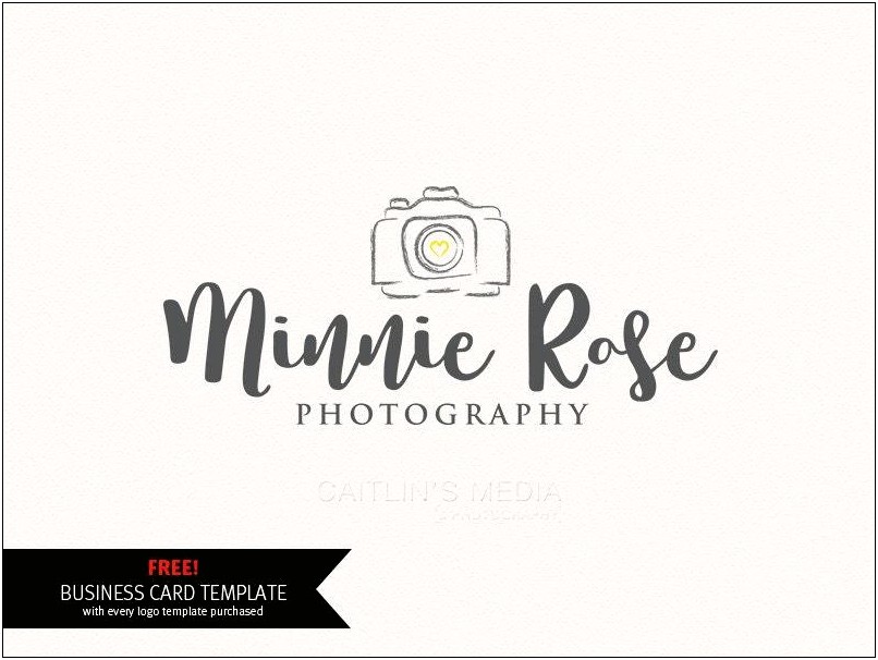 Free Hand Photography Logo Templates For Photoshop