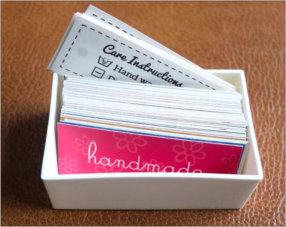 Free Handmade Label Template For Sewing