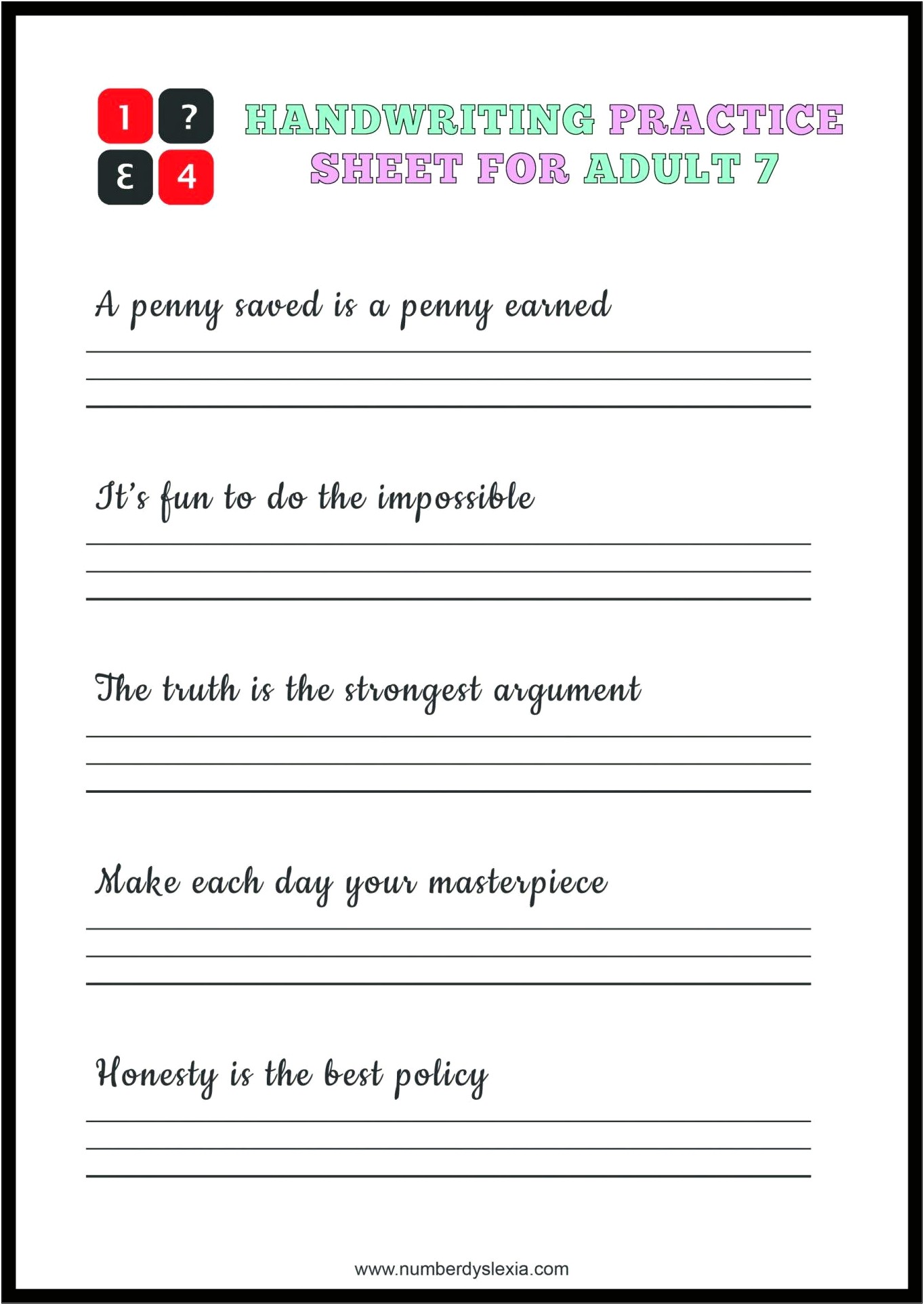 Free Handwriting Templates For First Grade