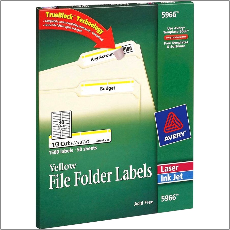 Free Hanging File Folder Label Template Microsoft