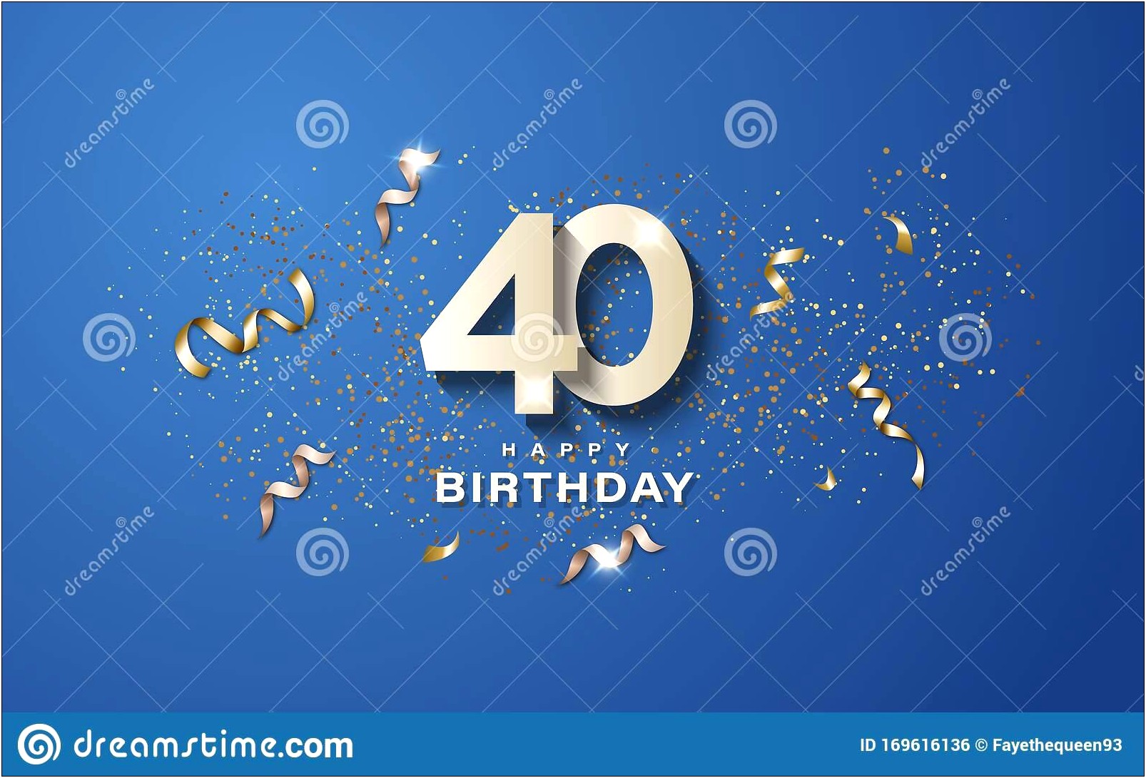 Free Happy 40th Birthday Banner Templates