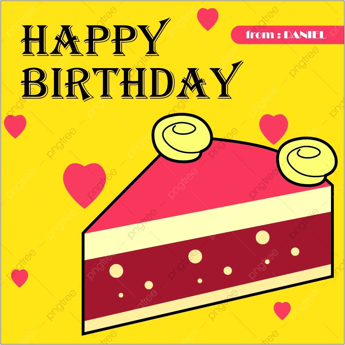 Free Happy Birthday Greeting Card Template