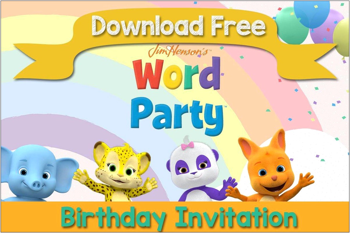 Free Happy Birthday Templates For Word