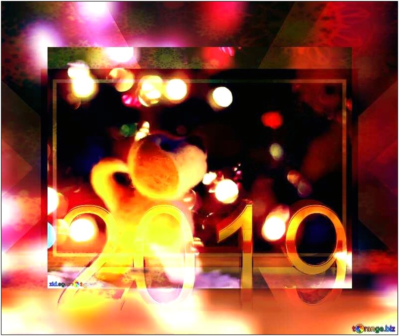 Free Happy New Year 2020 Powerpoint Template