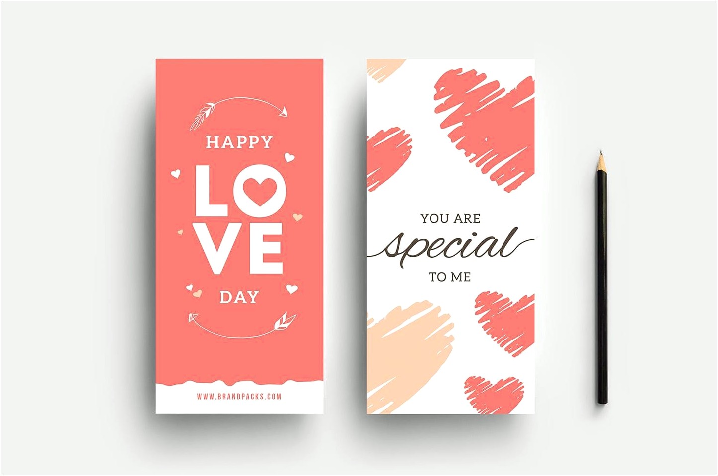 Free Happy Valentine Greeting Card Psd Template
