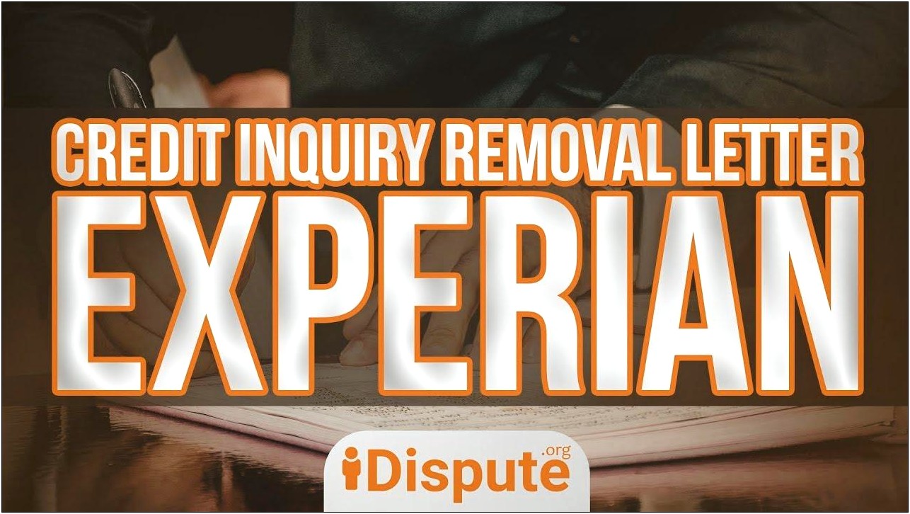 Free Hard Inquiry Dispute Letter Template