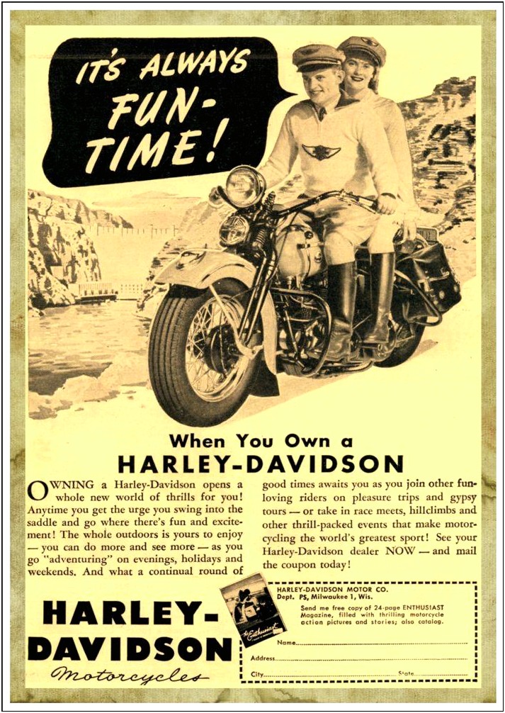 Free Harley Motorcycle Magazine Cover Template