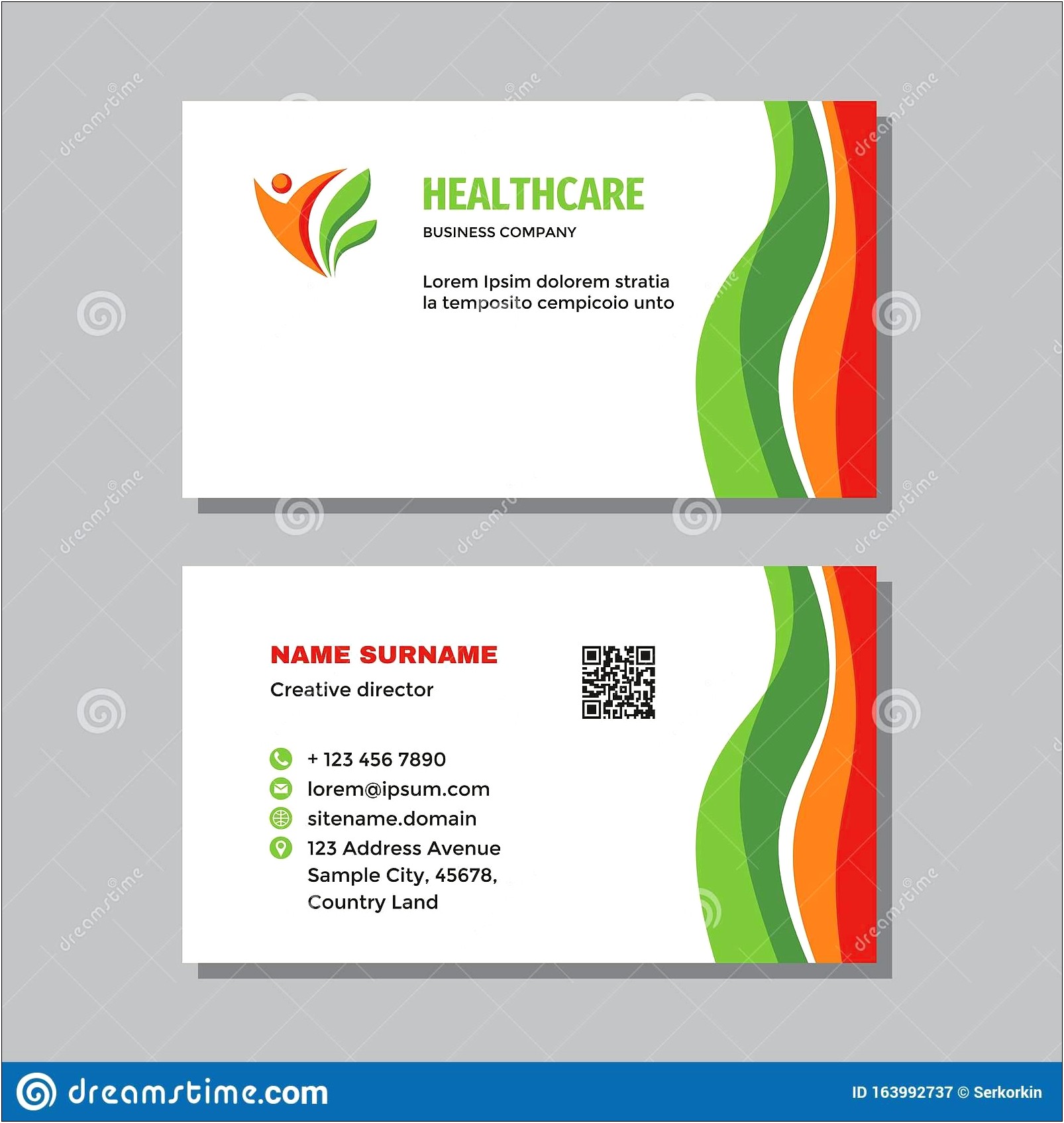 Free Health Care Business Card Templates