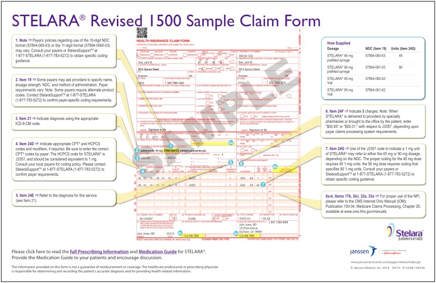 Free Health Insurance Claim Form 1500 Template
