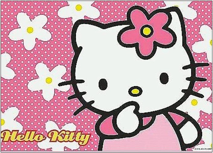 Free Hello Kitty Thank You Card Template