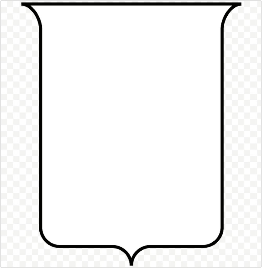 Free Heraldic Shield With Banner Template Png