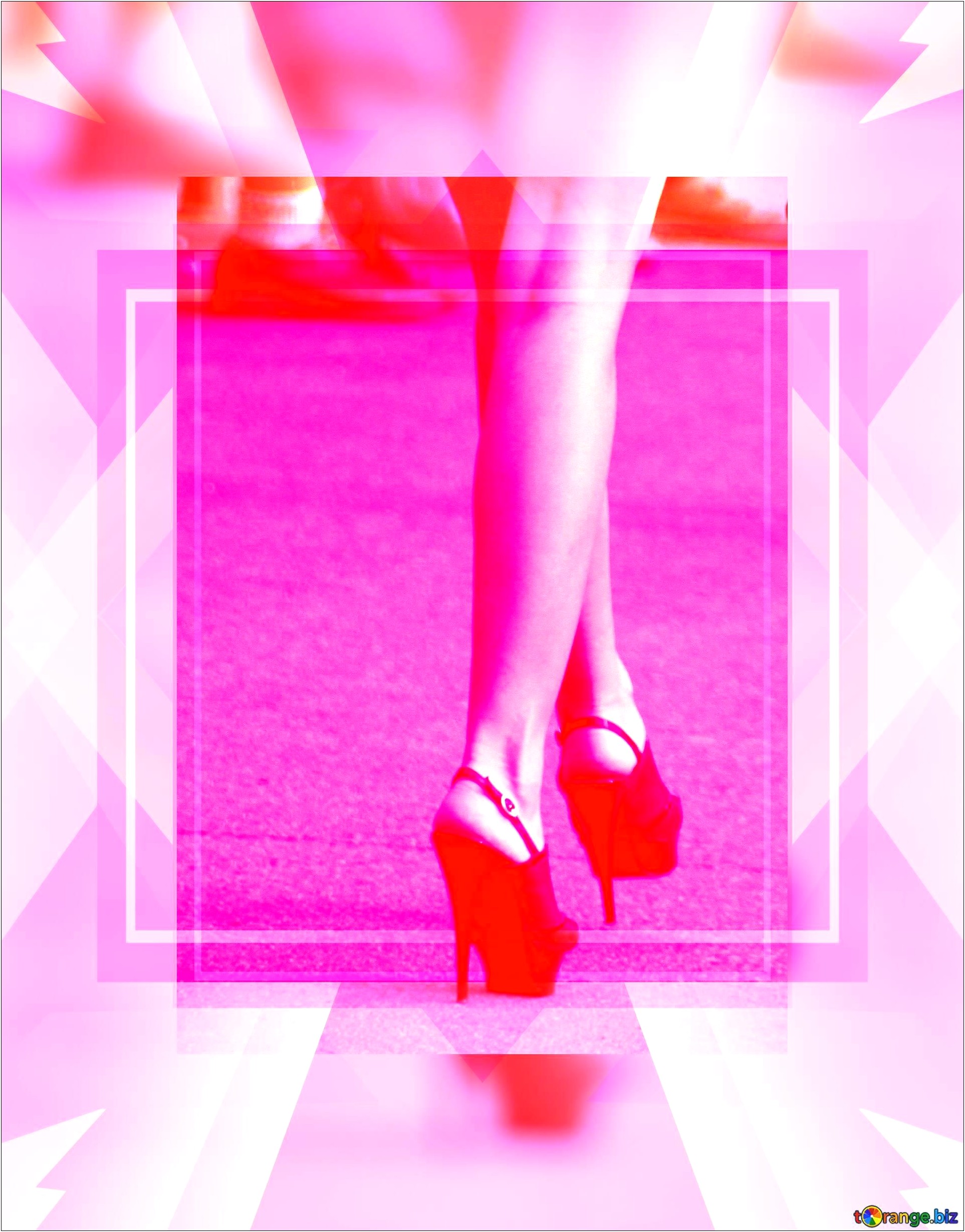 Free High Heel Shoe Template For Cards
