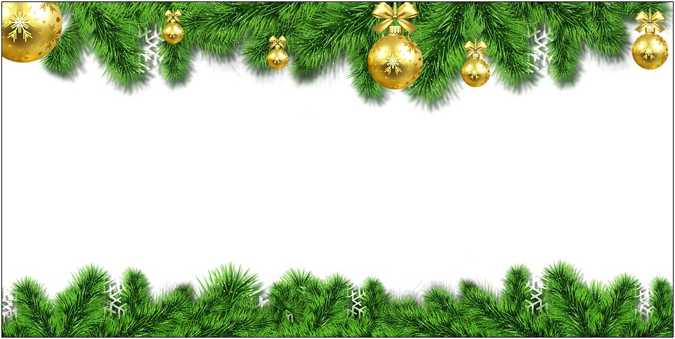 Free High Resolution Holiday Paper Border Templates