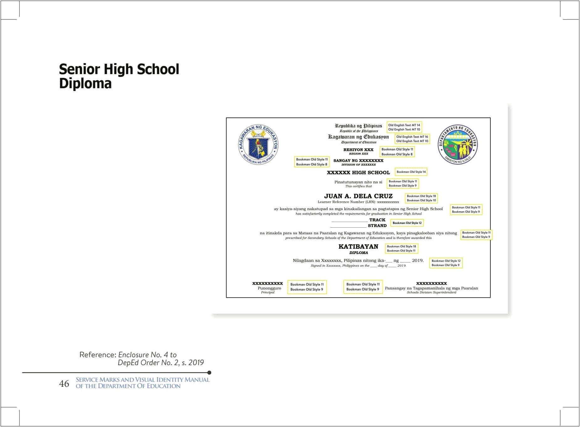 Free High School Diploma Template With Seal Pdf