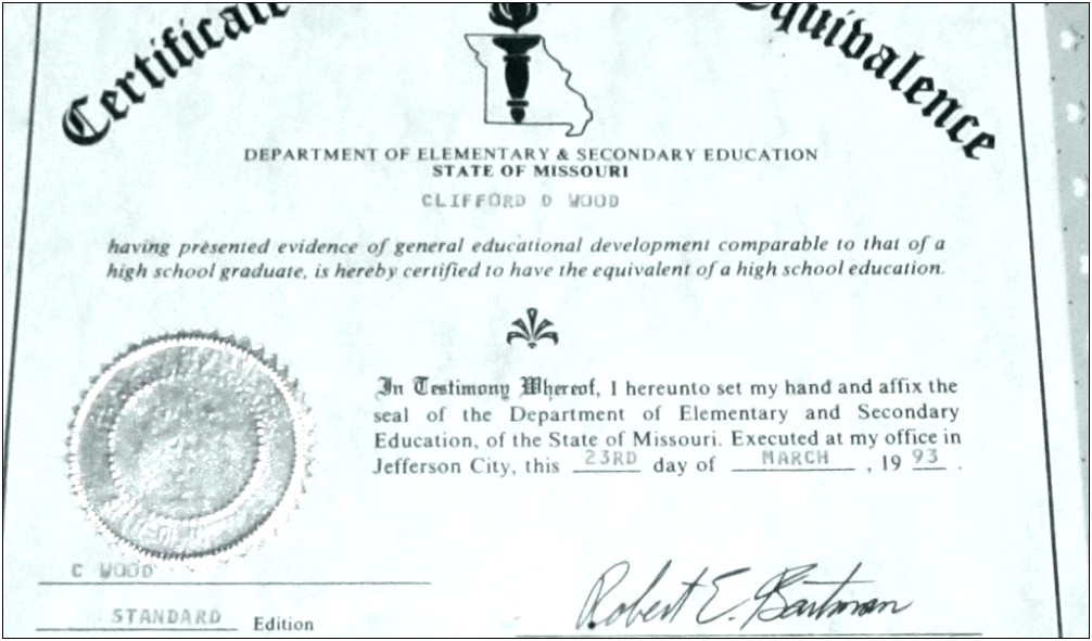 Free High School Diploma Templates Download