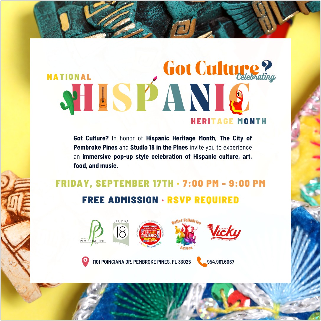 Free Hispanic Heritage Month Flyer Template