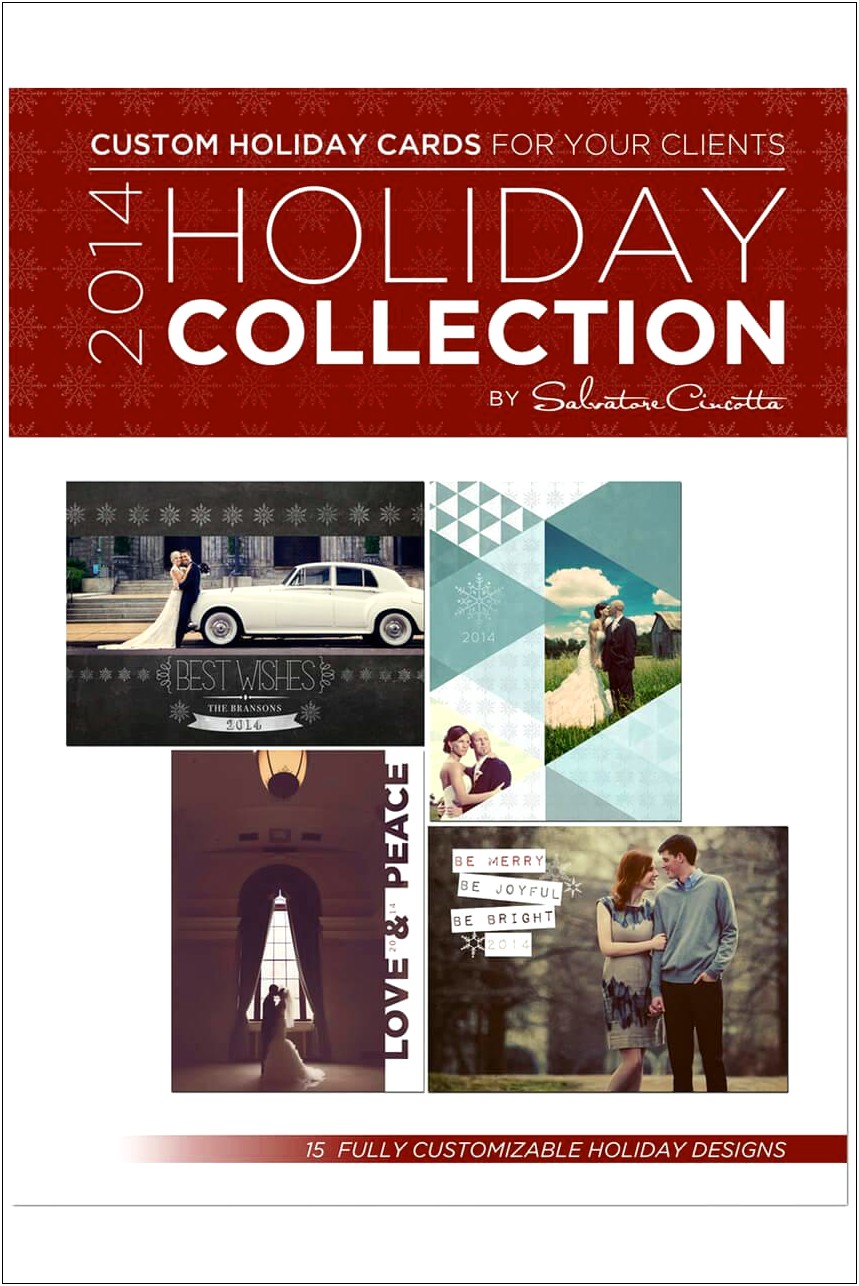 Free Holiday Photo Card Templates 2014