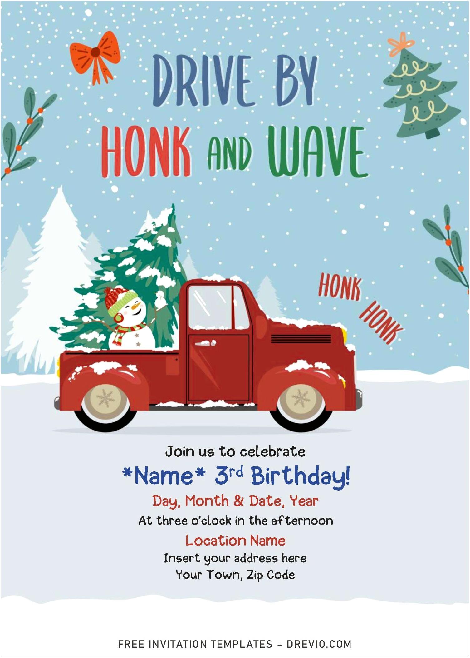 Free Holiday Save The Date Templates For Word