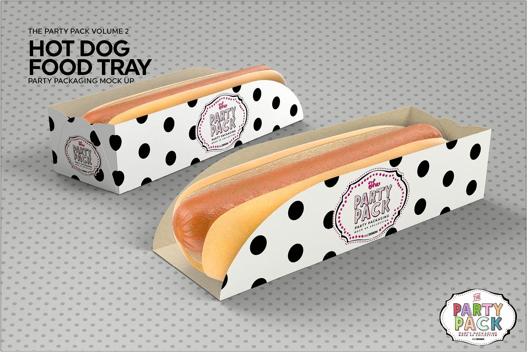 Free Hot Dog Food Packaging Label Templates