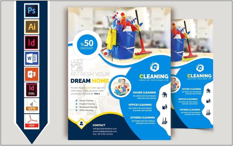 Free House Cleaning Business Card Templates