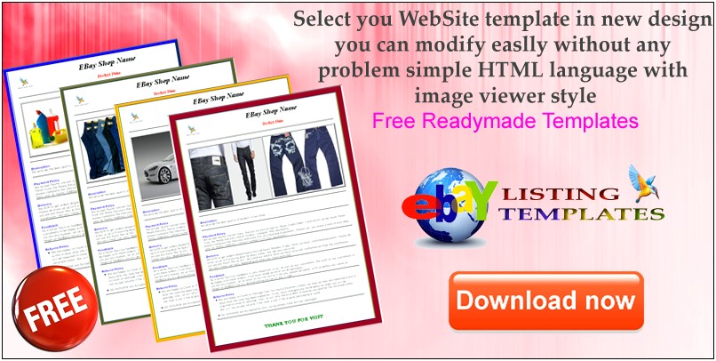 Free Html Auction Templates For Ebay