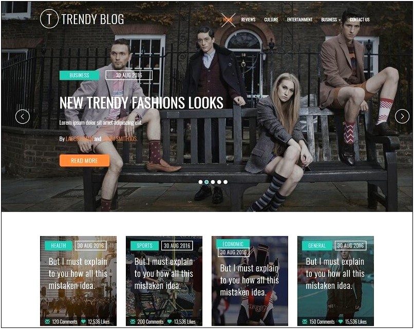 Free Html Css Blog Templates Download