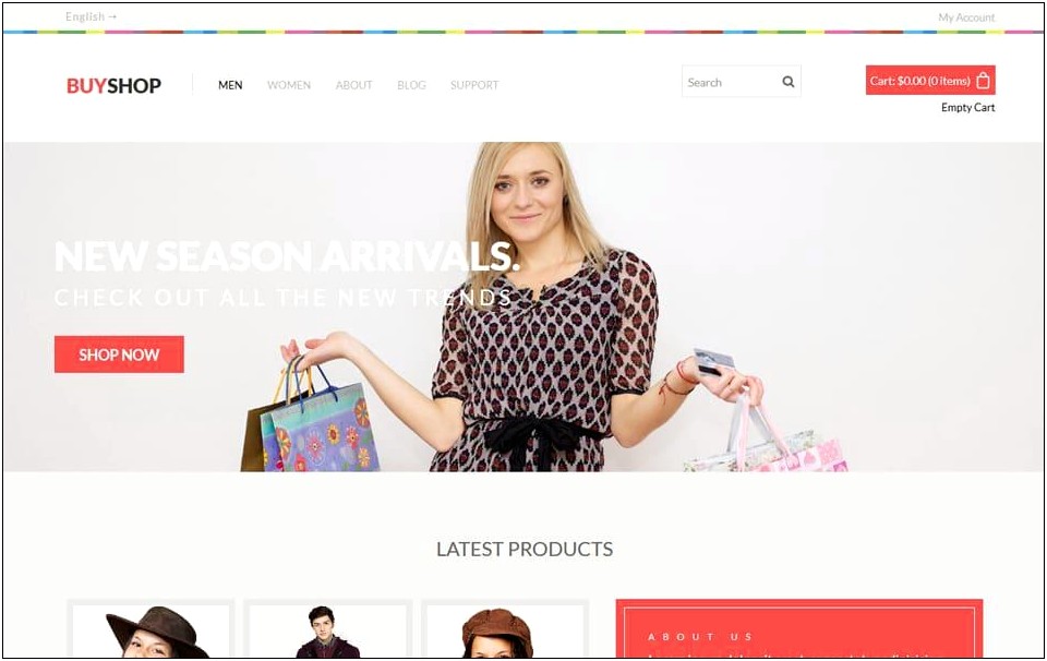 Free Html Css Online Store Templates