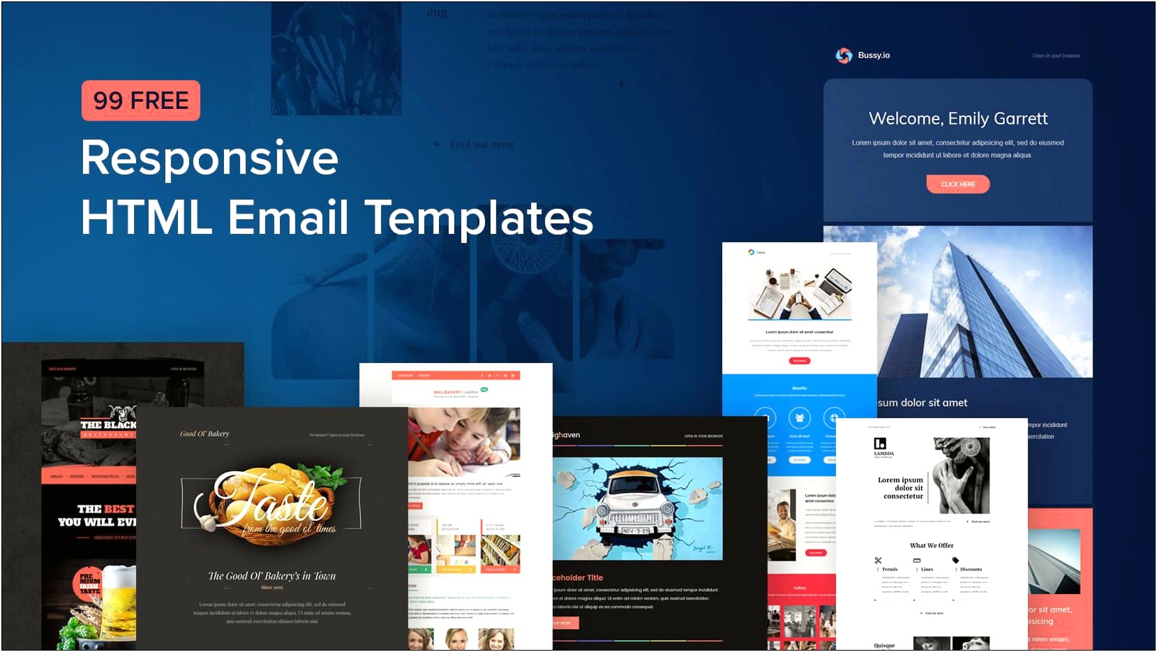 Free Html Email Template For Outlook 2010