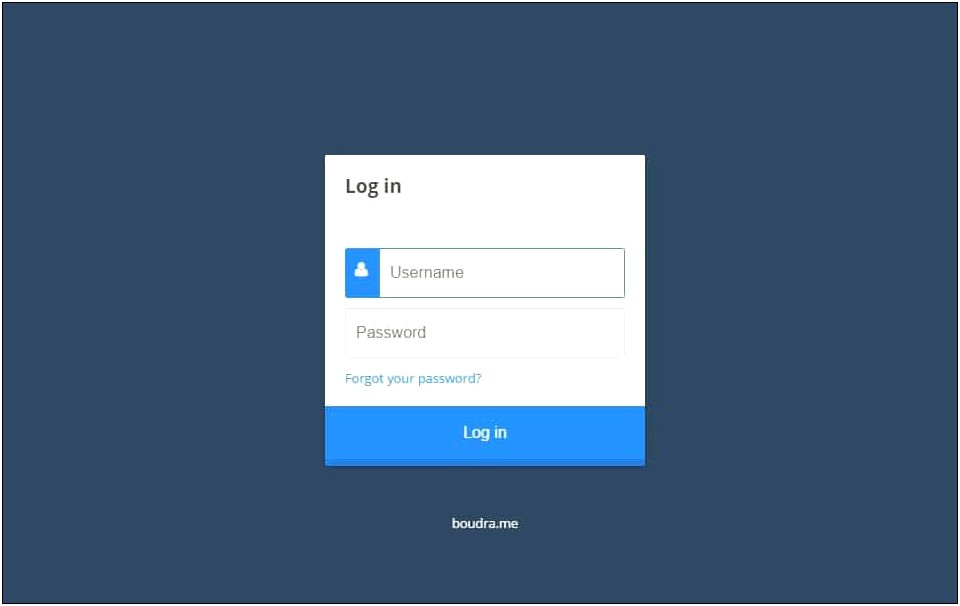 Free Html Login Page Template Download