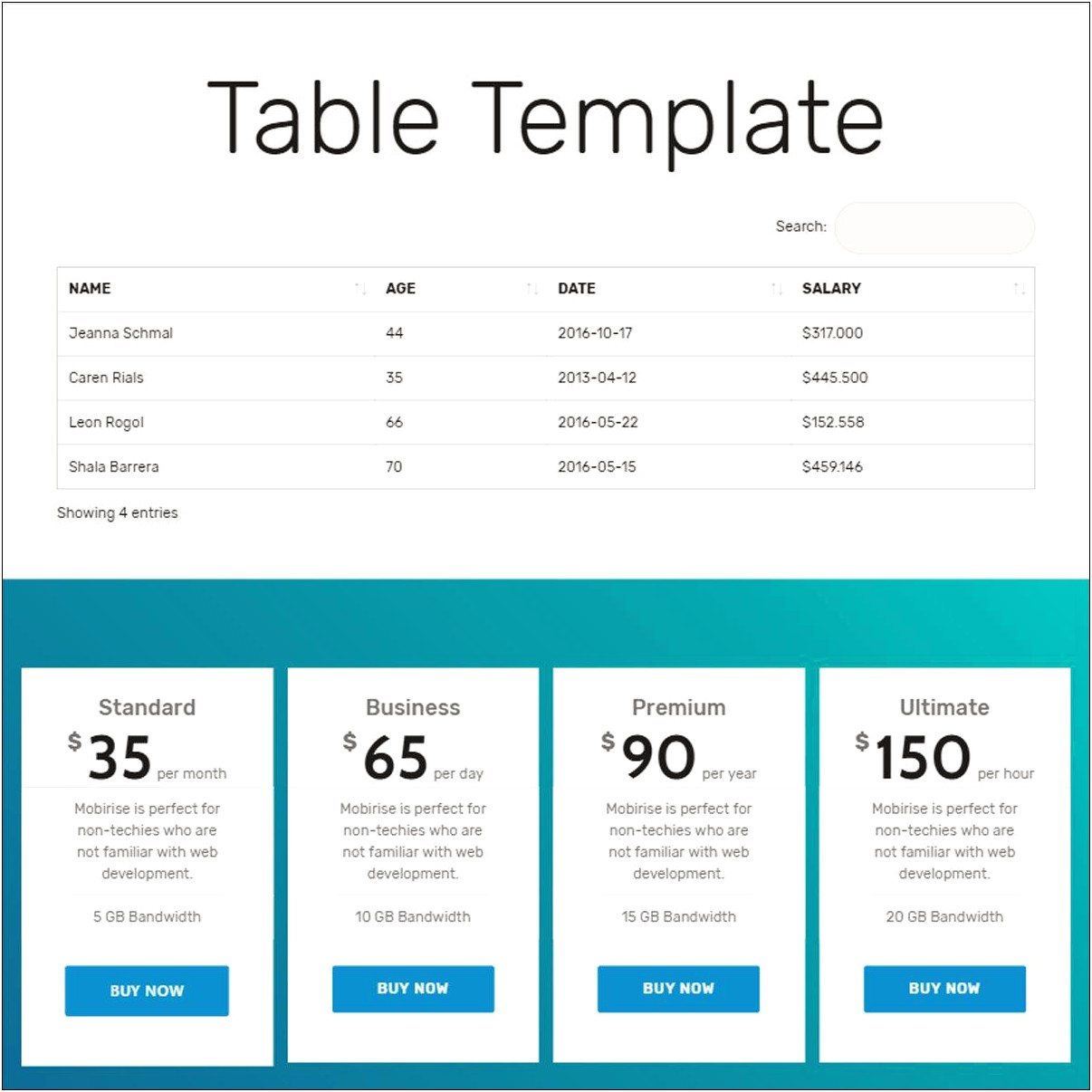 Free Html Template For Document Management System
