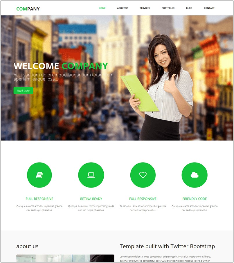 Free Html Template With Contact Form