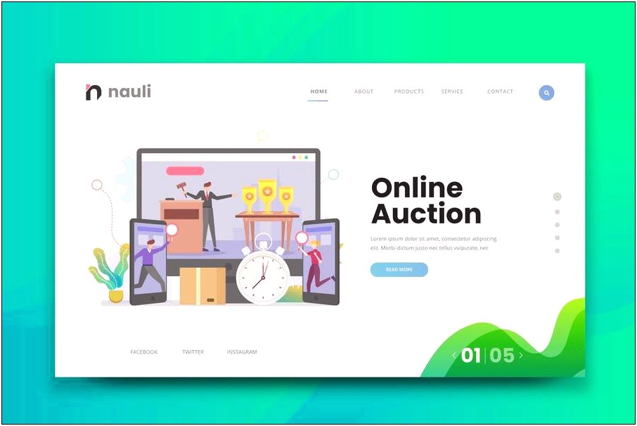 Free Html Templates For Online Auction