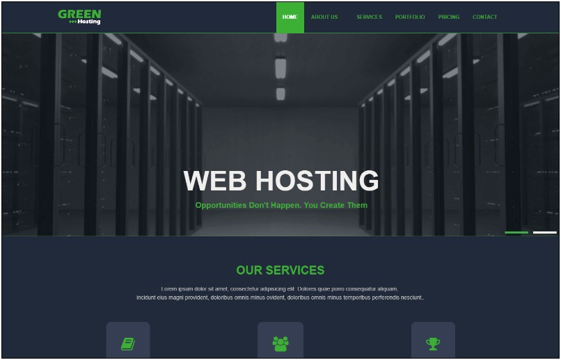 Free Html Web Hosting Templates Download