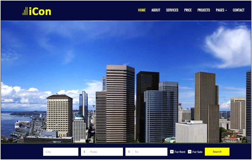 Free Html5 Real Estate Responsive Template