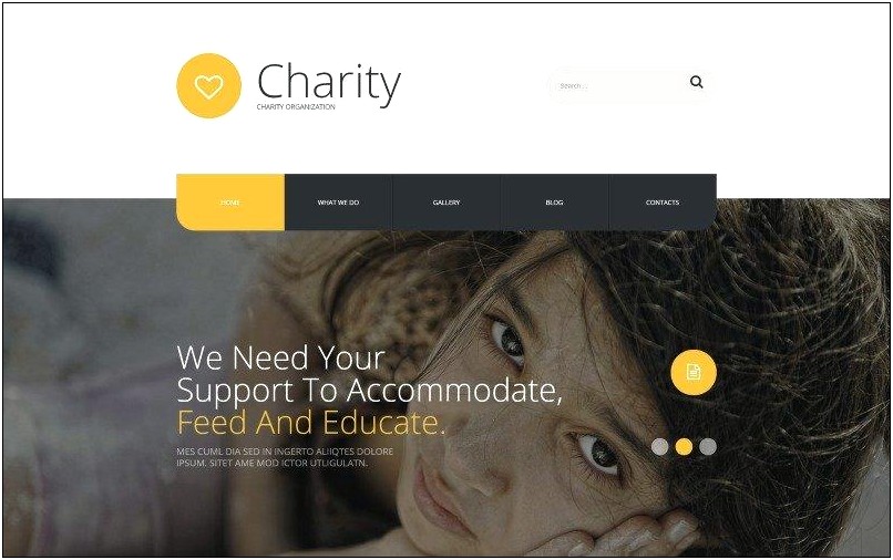 Free Html5 Responsive Templates For Ngo