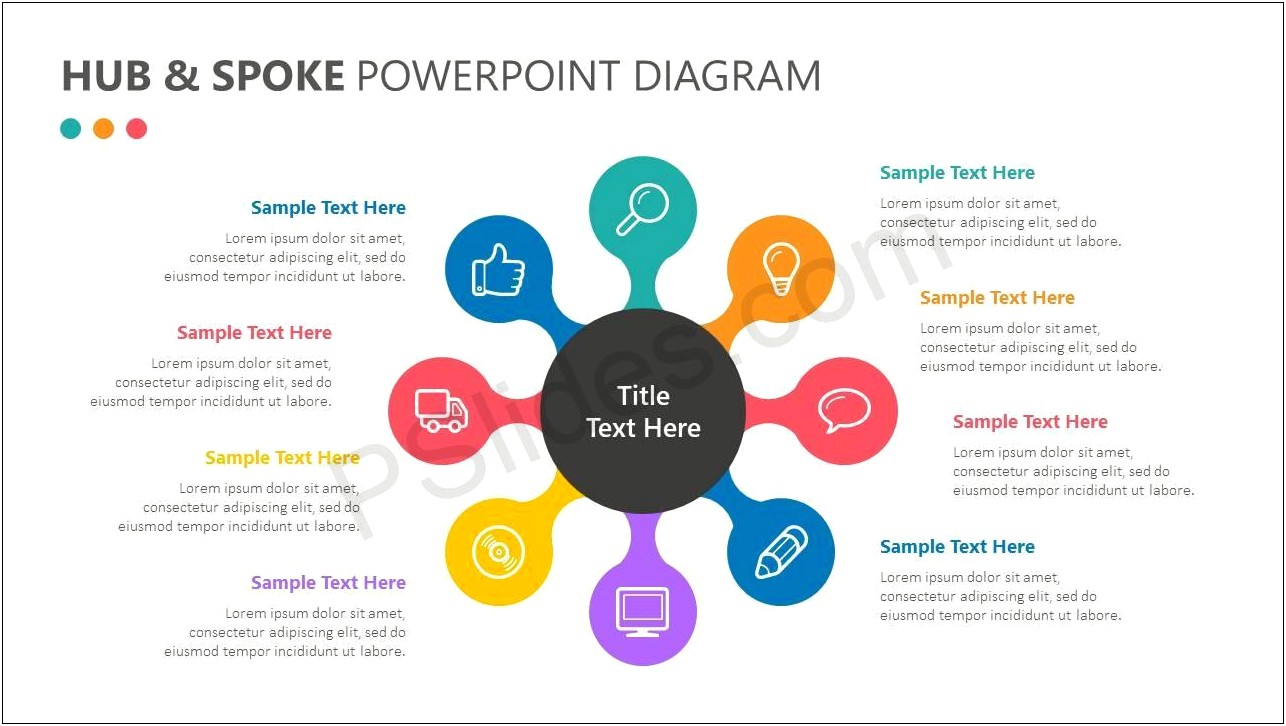 Free Hub And Spoke Powerpoint Template