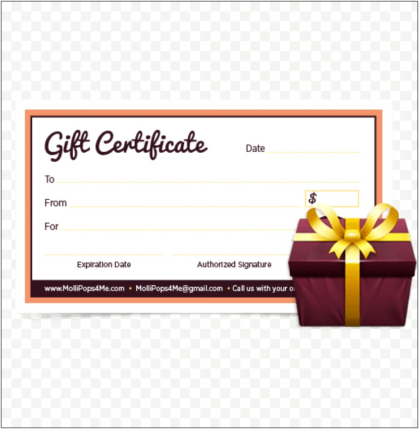 Free Ice Cream Gift Certificate Template