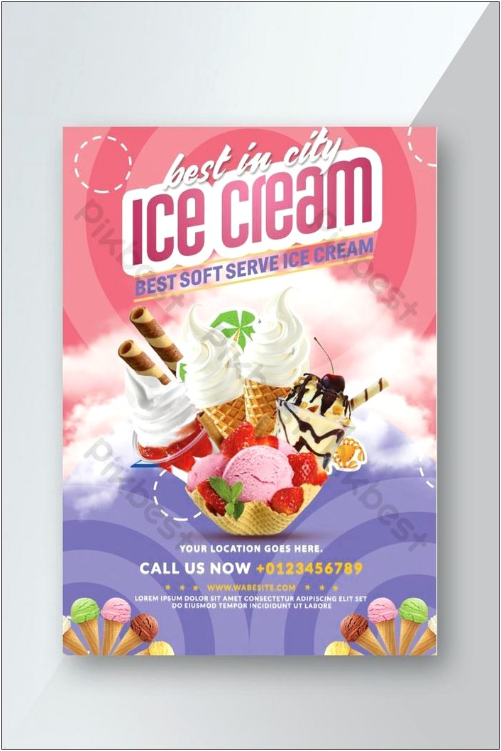 Free Ice Cream Social Flyer Templates