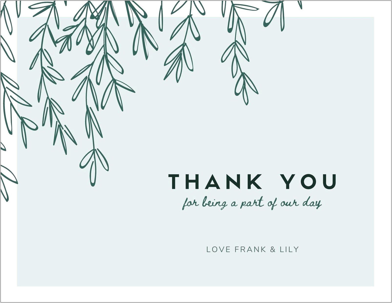 Free Illustrator Thank You Card Template