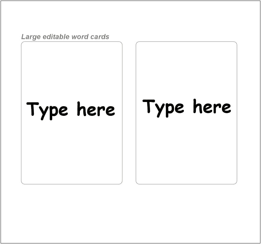 Free Index Card Template For Mac