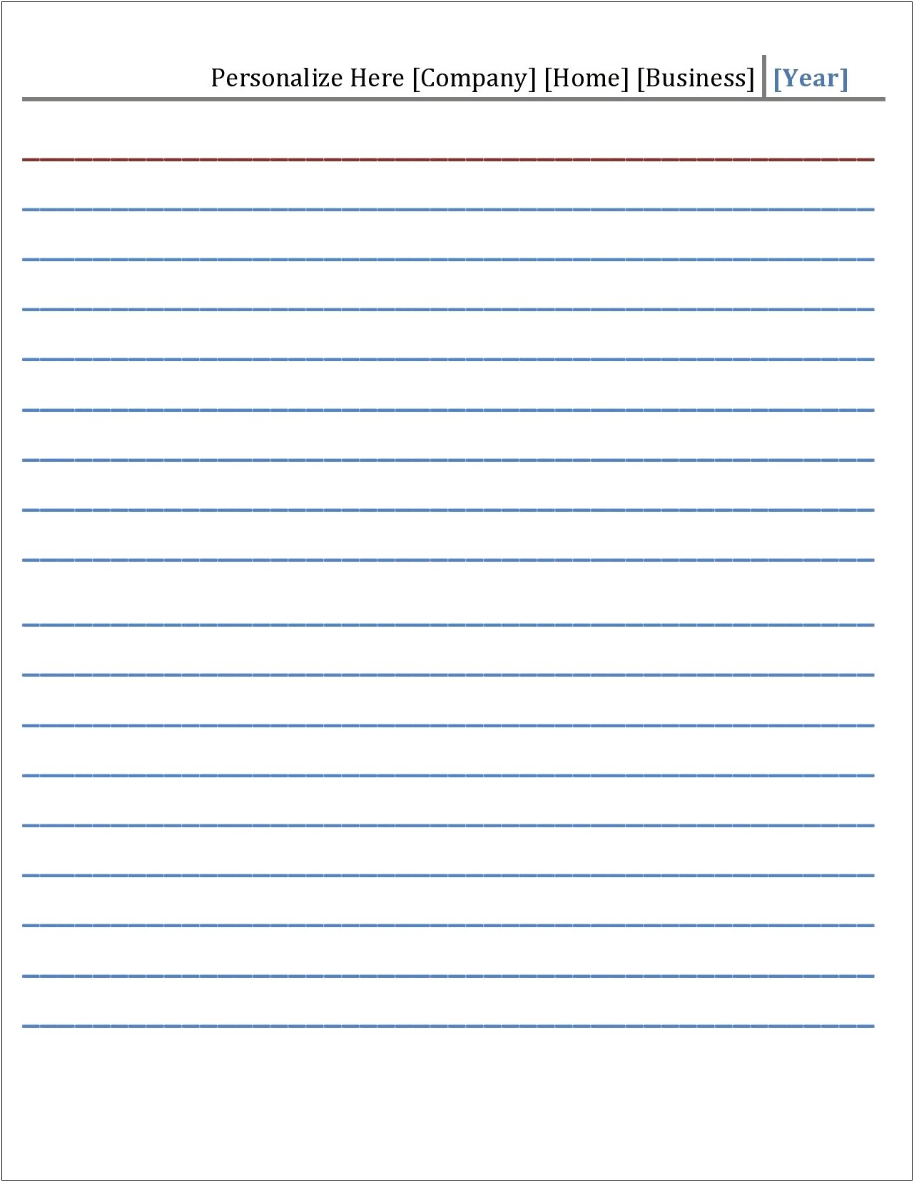 Free Index Card Template With Lines