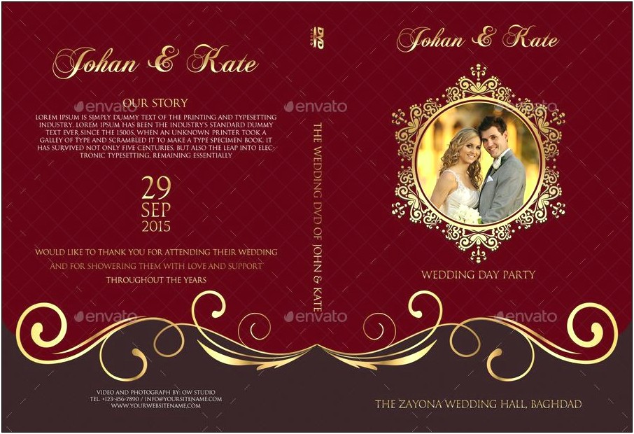 Free Indian Wedding Dvd Cover Template Psd
