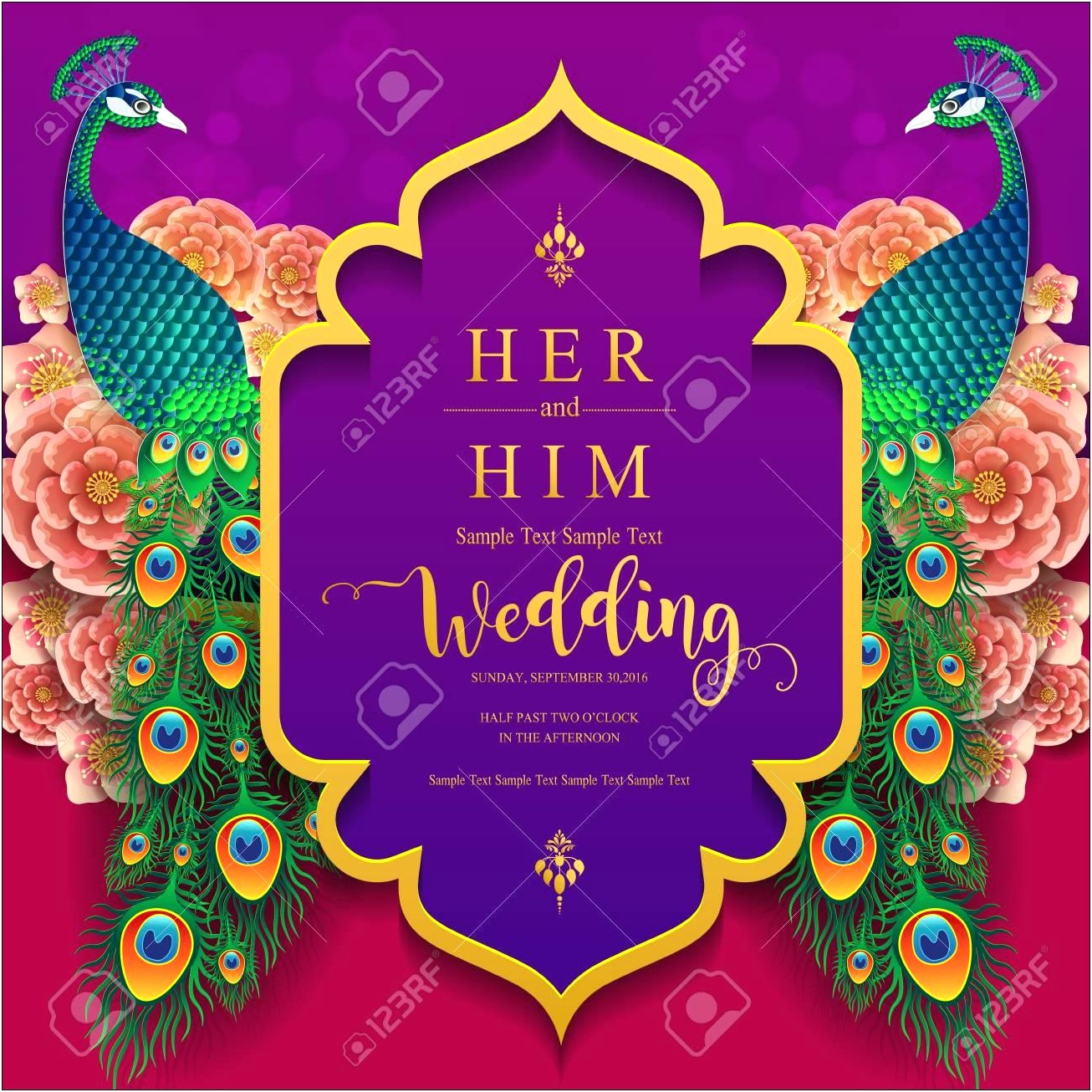 Free Indian Wedding Invitation Card Template