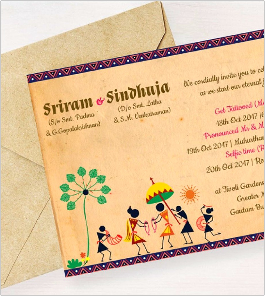 Free Indian Wedding Invitation Ecards For Whatsapp